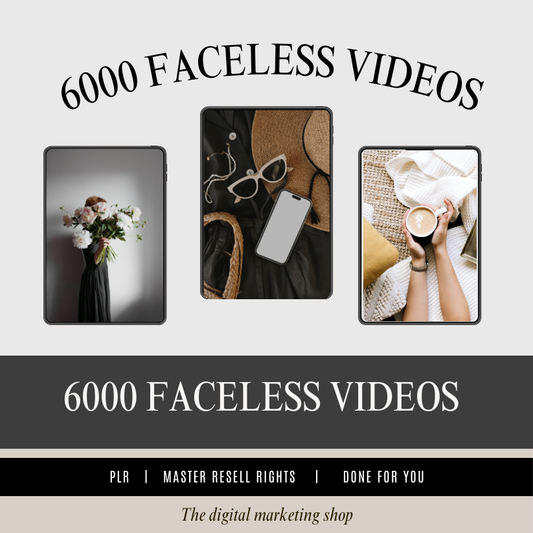 6000 Faceless Videos Bundle