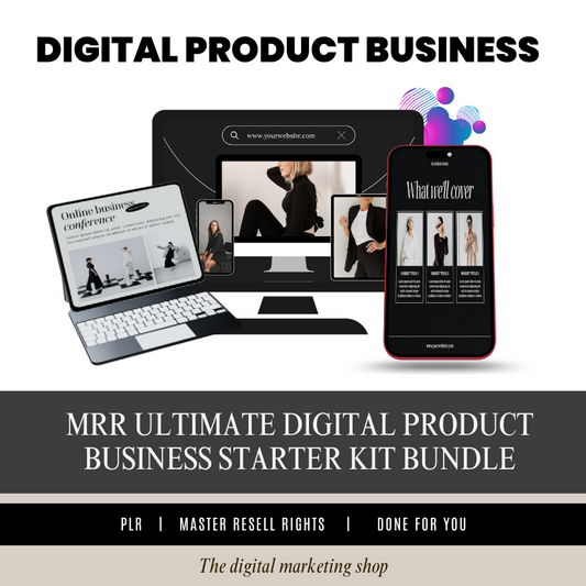 MRR Ultimate Digital Product Business Starter Kit Bundle